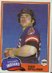 1981 Topps Baseball Cards      276     Dan Spillner